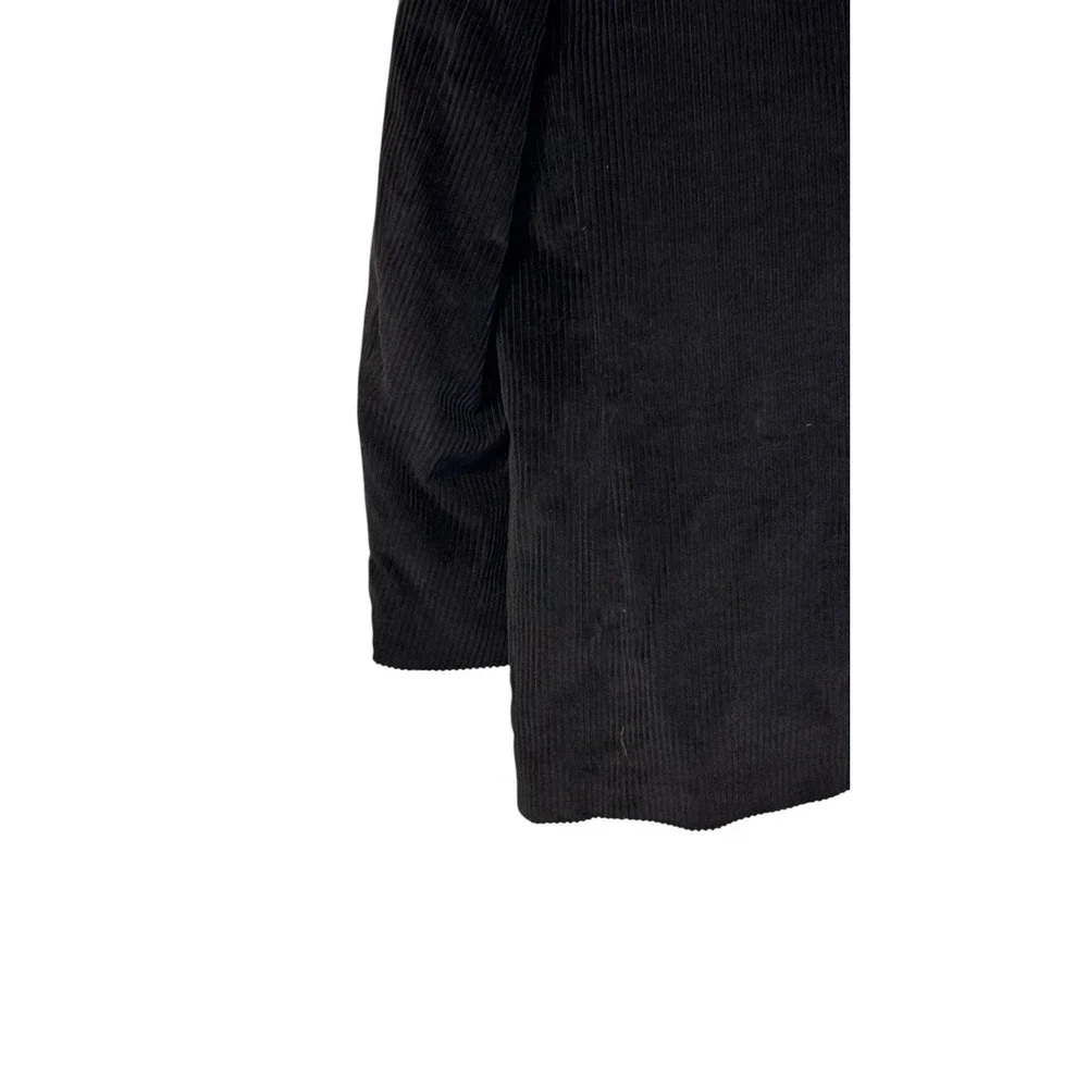 Member's Only Men Blazer Vintage Corduroy 2-Button Ventless Lined Black‎ 40R